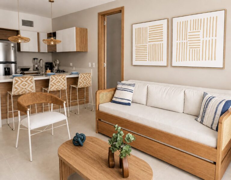 Sala Boho para Airbnb
