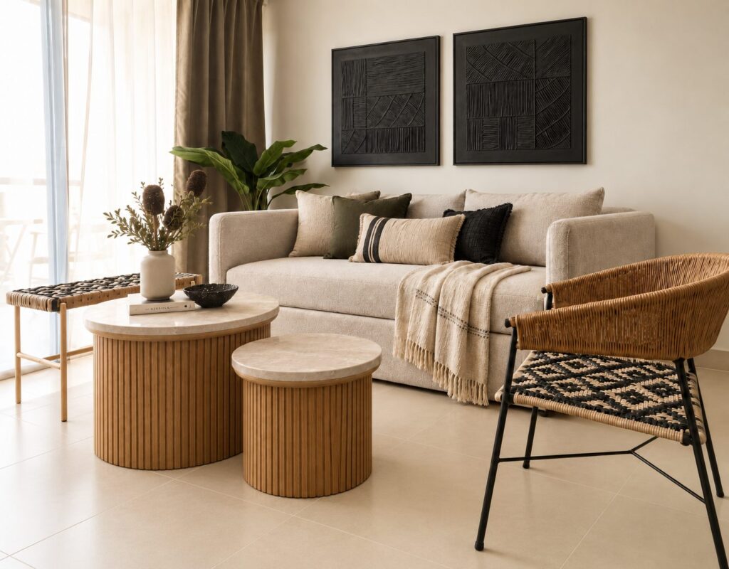 Estilo Boho Black para Airbnb