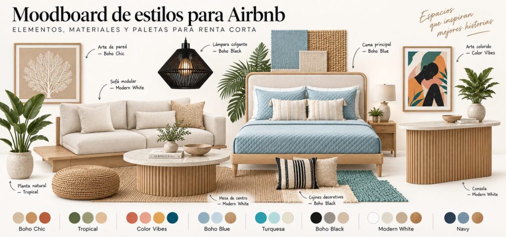 Mobiliario para Airbnb