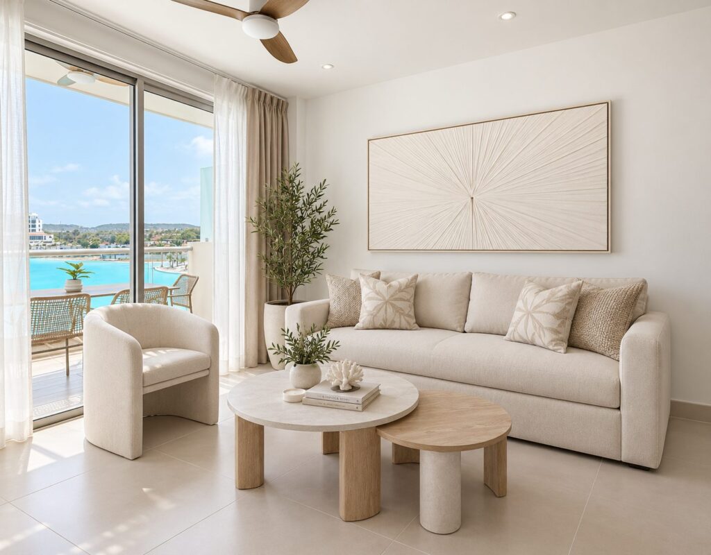 Estilo Modern White para Airbnb