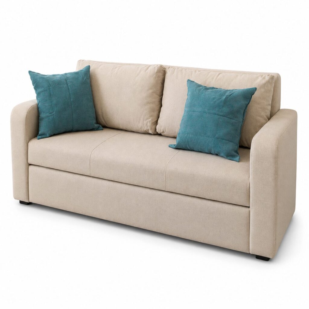 Sofá Cama Turquesa